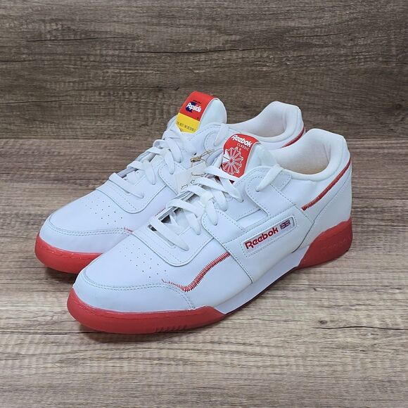 Reebok Workout Plus Popsicle Men\'s Size 13 White Cherry Training Shoes (GY2442) main image 6